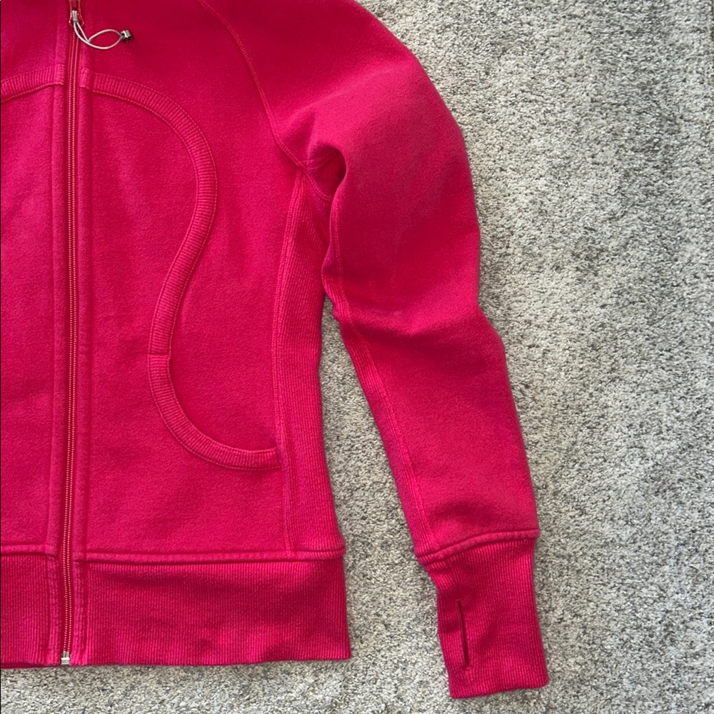 Lululemon Pink Hooded Zip-Up Jacket - Picture 3 of 7